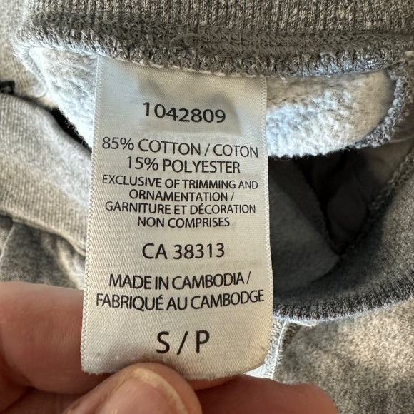 Tuff Athletics Women's Fleece Joggers Sweatpants Gray Small Elastic Waistband - Picture 7 of 13